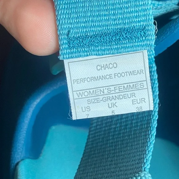 Chaco Chillos Clog Ocean Blue Waterproof Shoe Outdoor Sandal W7 - Picture 7 of 8